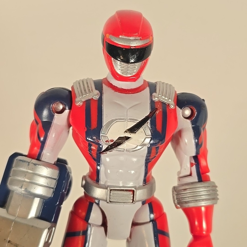 Bandai Power Rangers Operation‎ Overdrive Red Ranger Action Figure Loose - Picture 2 of 6